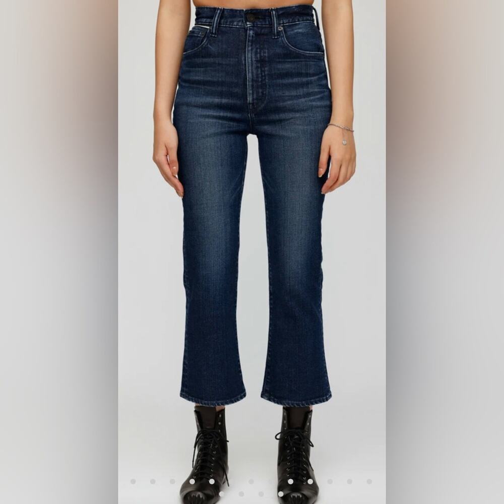 NWOT Moussy Vintage Emma Cropped Flare Jean Size 26